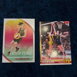 Two Caitlin Clark Rookie Basketball Cards!
